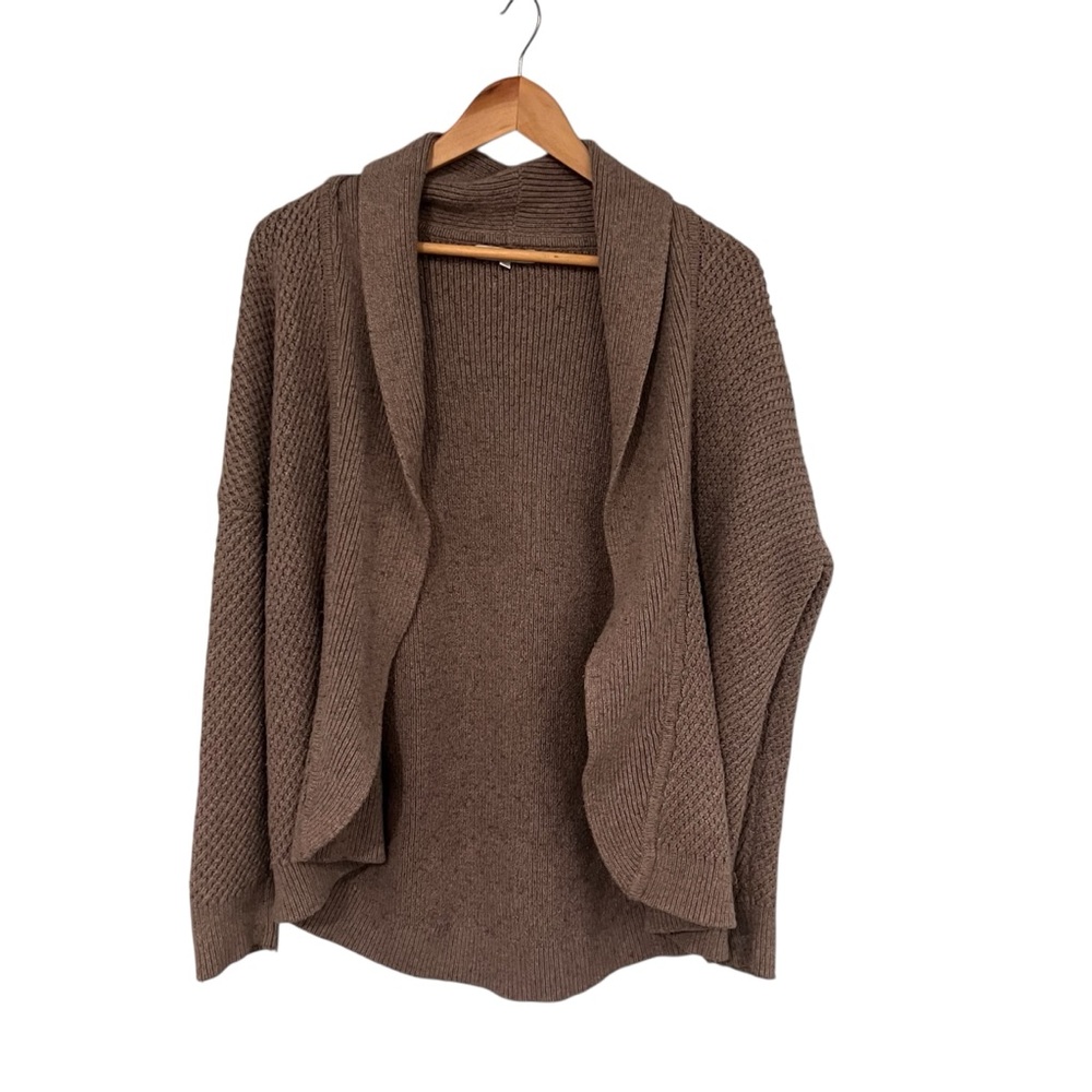 Madewell Women's Light Tan Cardigan Size Small Grandpacore - Picture 10 of 11